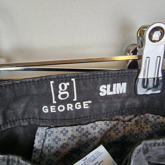 Lot of 2 George Slim Pants 38X32 - Picture 3 of 5